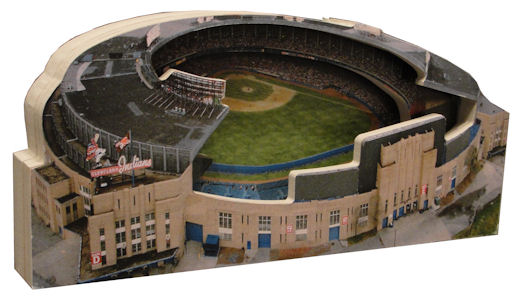 Cleveland Municipal Stadium Indians 3D Ballpark Replica