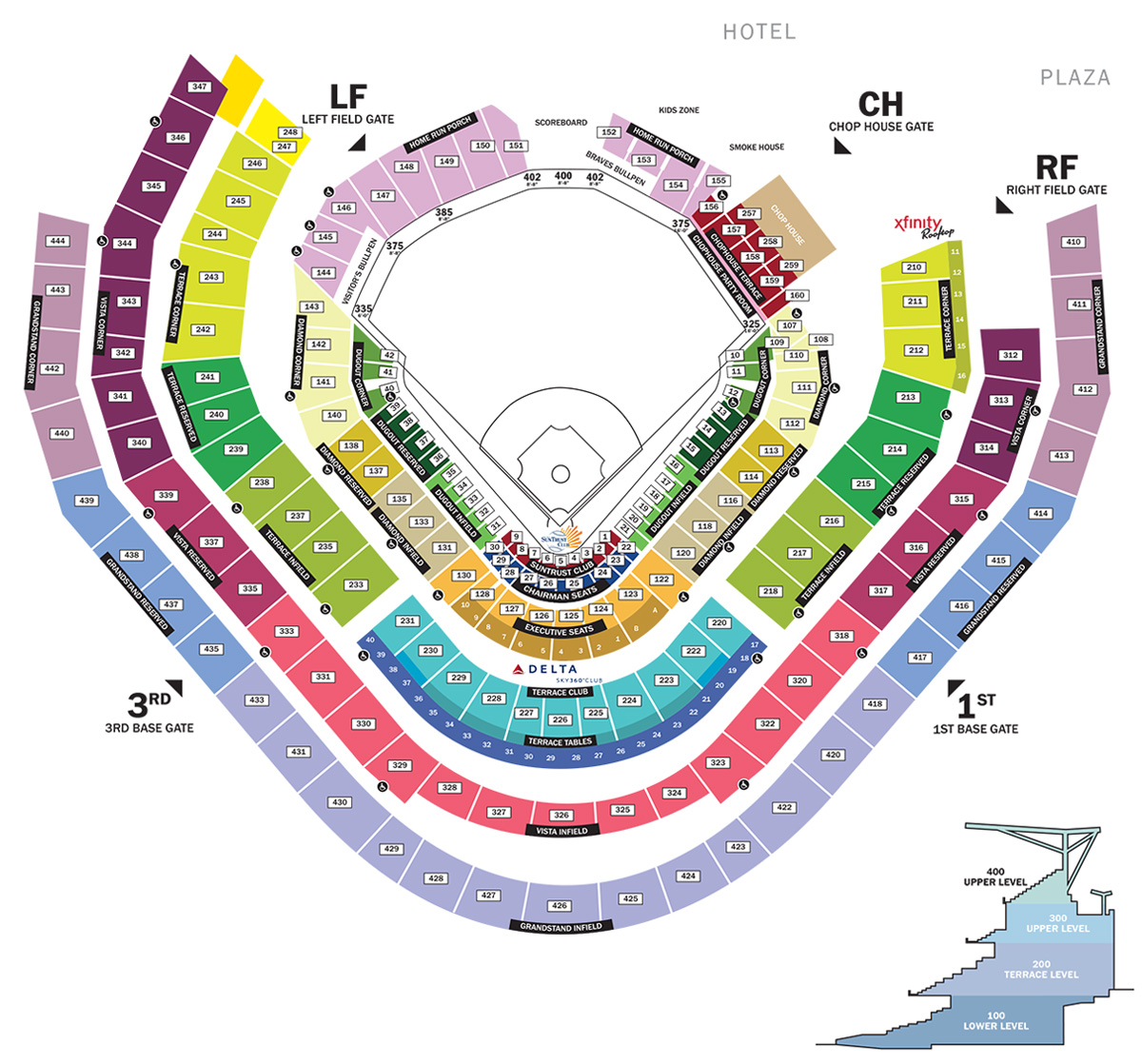 SunTrust Park Pictures Information And More Of The Atlanta Braves Ballpark