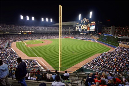 Detroit Tigers Comerica Park Baseball Stadium Ball Field Photo 8x10 to  48x36 01