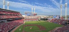 View of Great American Ball Park, home of the Cincinnati Reds