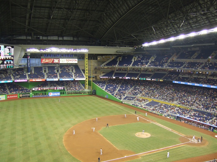 Marlins Park: New Ballpark Offers Miami Skyline Terrace and South