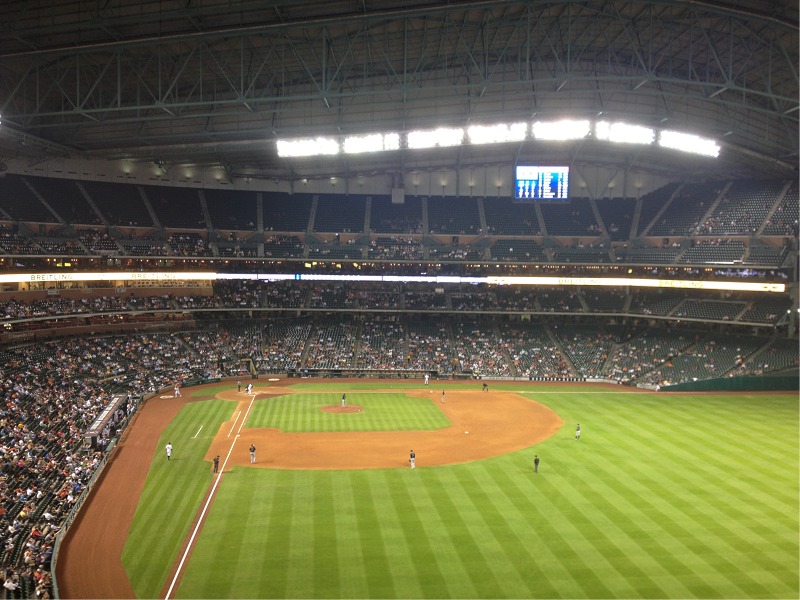 Minute Maid Park looks weird without Tal's Hill