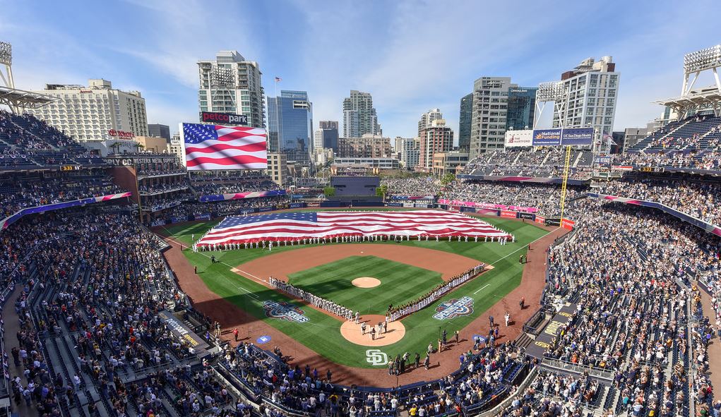 The Padres Team Store in Petco Park, home of the San Diego Padres