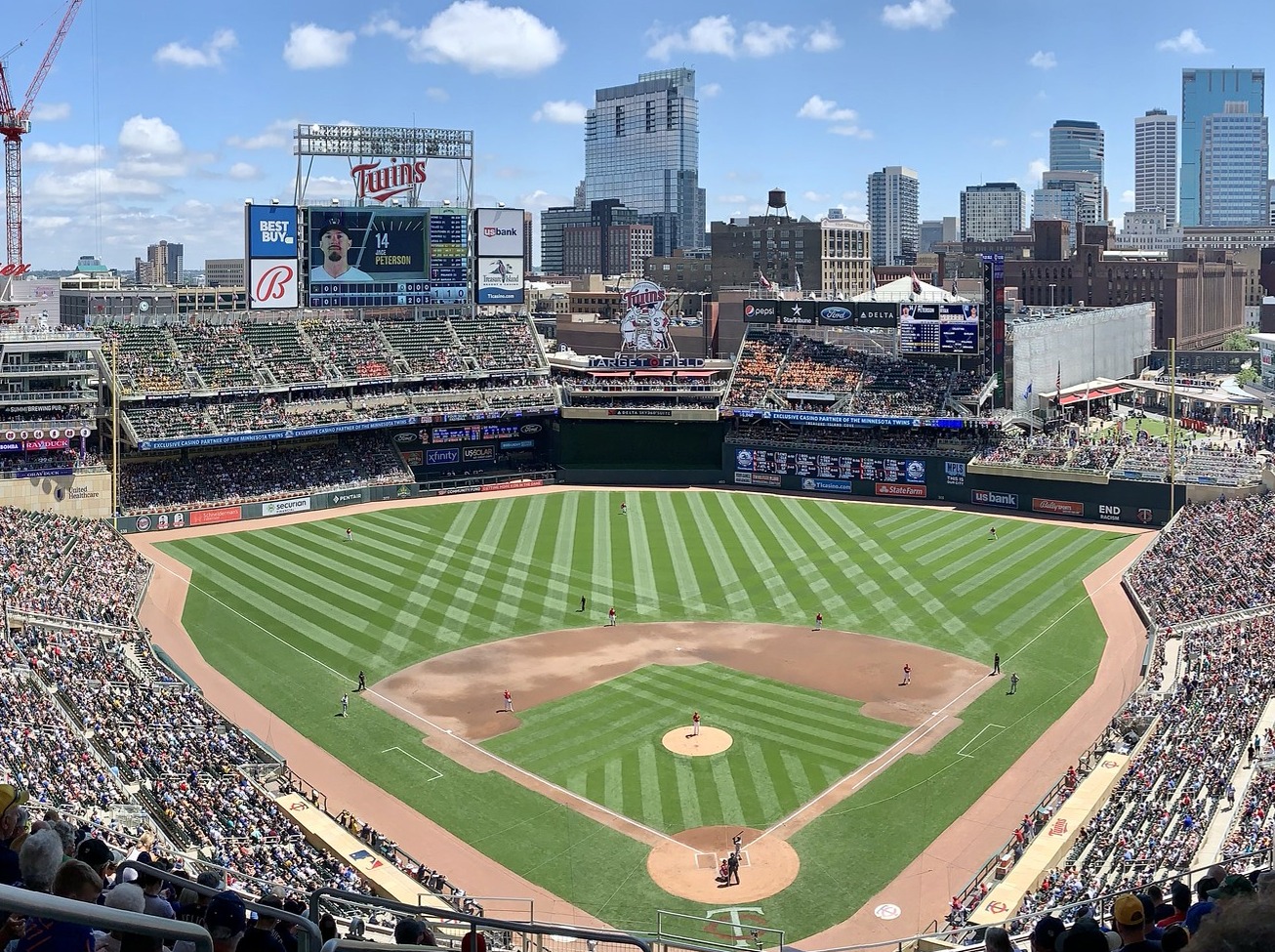 Field, Minnesota Twins ballpark - of Baseball